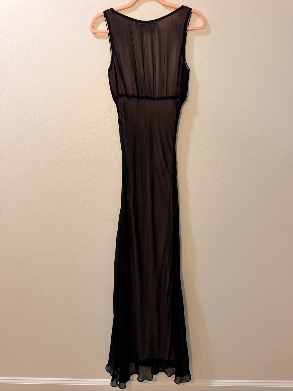 VTG 2000's Y2k Ellie Size Small Beaded Overlay Baby Doll style dress Prom Formal - Picture 2 of 7